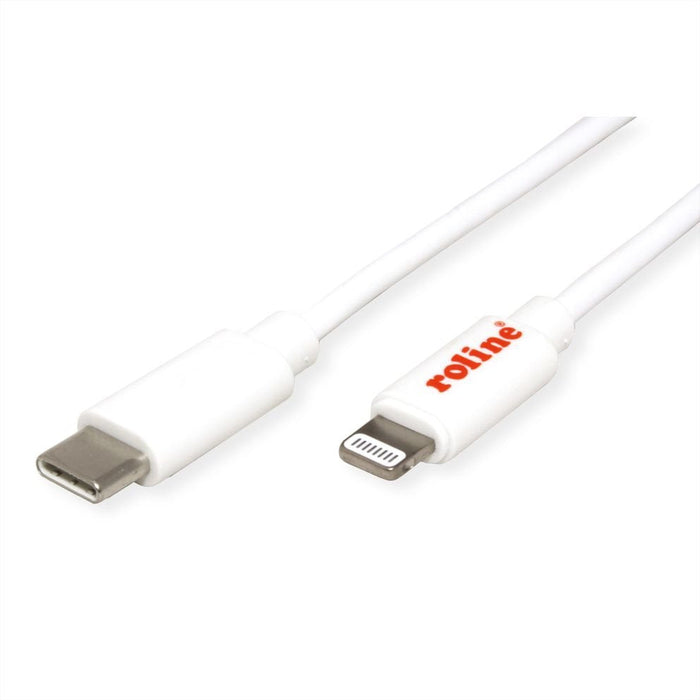 Roline Usb Sync- & Ladecable, Typ C   8pin Connector, Wei, 1 M