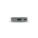 EAN 4040895005809 - RealPower PB-4000 Fashion Polímero de litio 4000 mAh Negro, Plata imagen 2