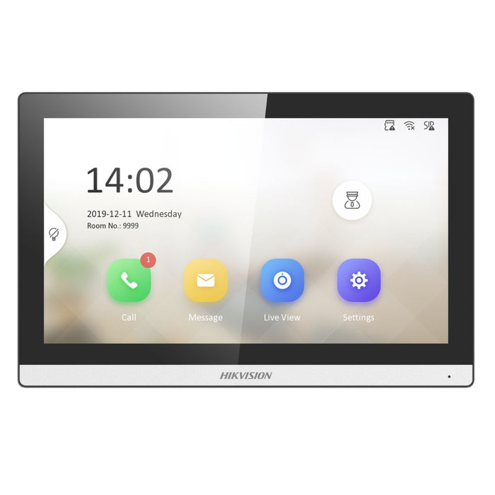 EAN 6931847108014 - Hikvision DS-KH6350-TE1 sistema de intercomunicación de video 17,8 cm (7") Negro imagen 1