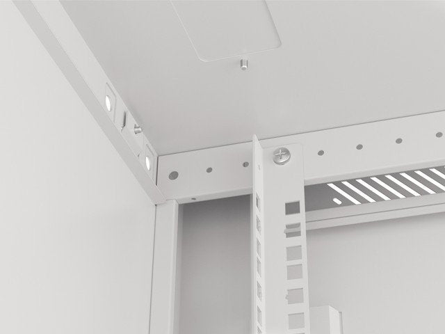 EAN 5901969430141 - Lanberg WF01-6609-00S armario rack 9U Bastidor de pared Gris imagen 7