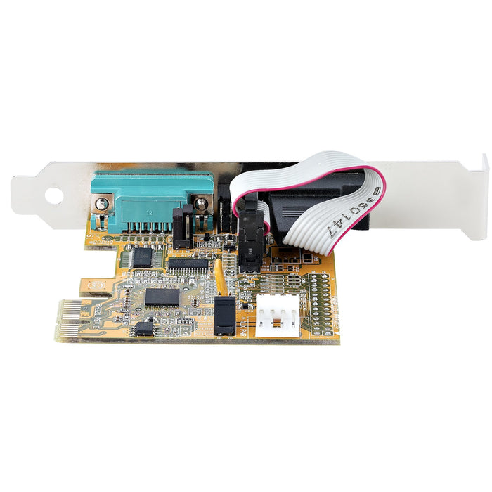 Pcie Dual Serial Port Card -   Ctlr 16c1050 Uart 5v/12v Status Light