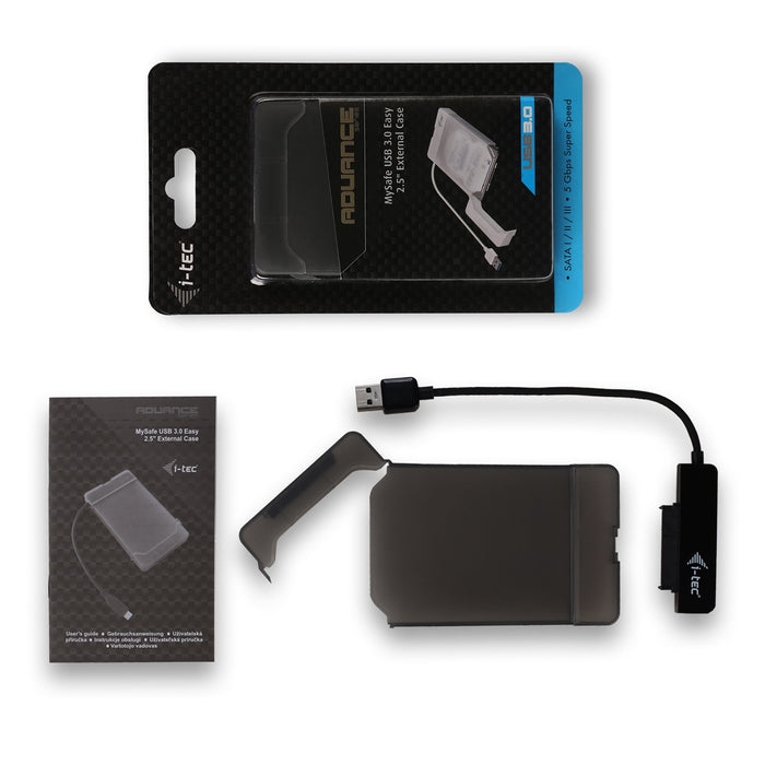 EAN 8595611701153 - i-tec MYSAFEU313 caja para disco duro externo Carcasa de disco duro/SSD Negro 2.5" imagen 7