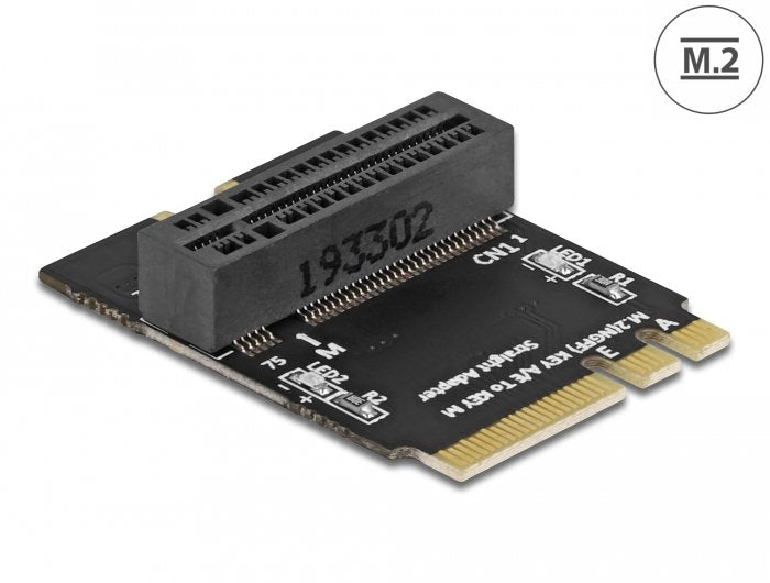 Delock Adaptador M.2 Clave A+E Plug A Key M Slot En Ángulo Con Soporte, Tarjeta De Interfaz 64137