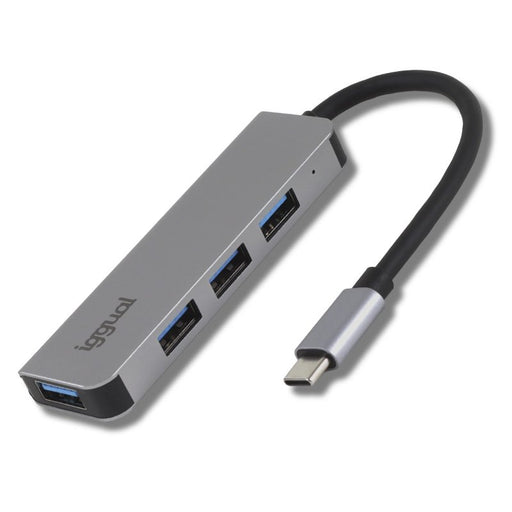 EAN 8435364319239 - iggual IGG319239 hub de interfaz USB 3.2 Gen 1 (3.1 Gen 1) Type-C 5000 Mbit/s Plata imagen 2