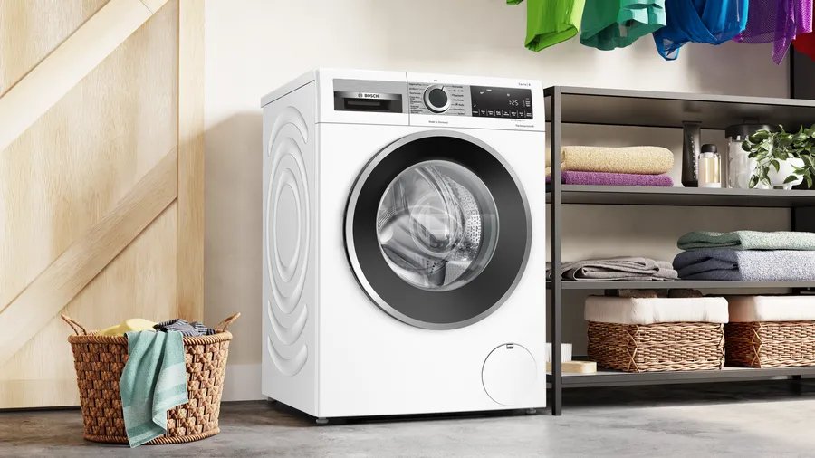 Bosch Home Wgg244120 Serie 6, Lavadora Blanca/Negra, 60 Cm Wgg244120
