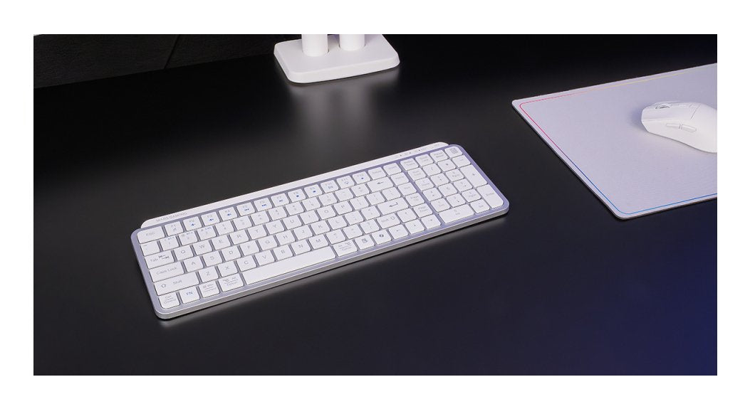 EAN 8435693113775 - Mars Gaming MK-SILENKEYS teclado Universal RF Wireless + Bluetooth QWERTY Español Blanco imagen 4