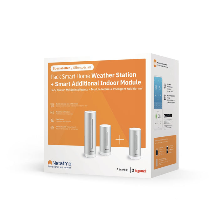 Netatmo Zestaw Stacja Pogodowa + Modul