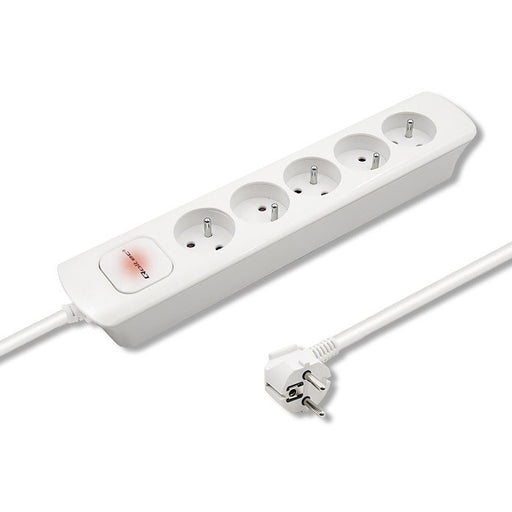 EAN 5901878502762 - Qoltec 50276 base múltiple 1,8 m 5 salidas AC Interior Blanco imagen 2