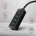 EAN 8595247906212 - Axagon HUE-M1AL hub de interfaz USB 3.2 Gen 1 (3.1 Gen 1) Type-A 5000 Mbit/s Negro imagen 3