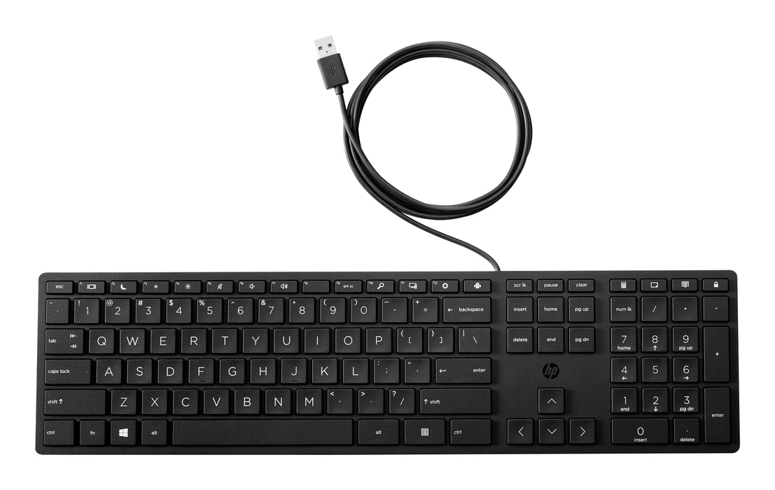 EAN 0194721888419 - HP 320K Wired Keyboard teclado Oficina USB Negro imagen 1