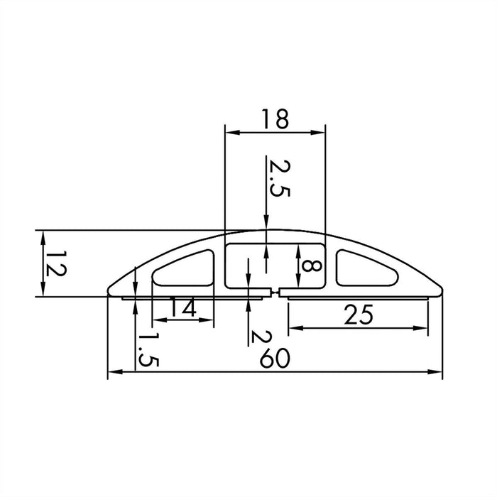 EAN 7630049626256 - ROLINE 19.08.3105 organizador de cables Universal Panel guíacables imagen 8