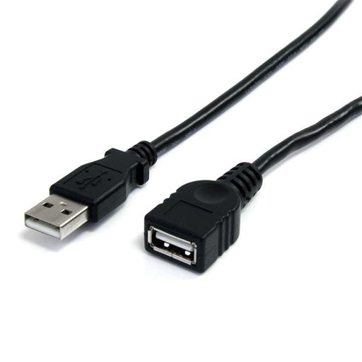 EAN 0065030840897 - StarTech.com USBEXTAA3BK cable USB 0,91 m 0,48 Gbit/s Negro imagen 1