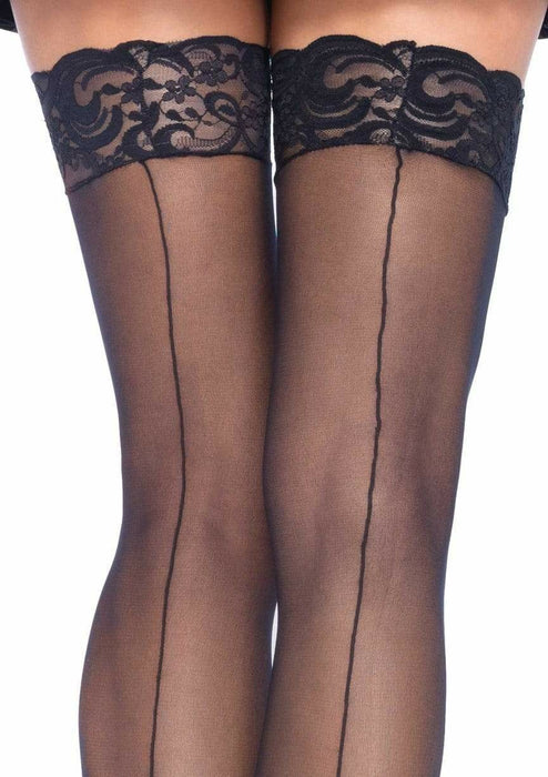 EAN 0714718001807 - Leg Avenue 1101_00122 pantis y media Negro imagen 2