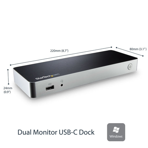 EAN 0065030872690 - StarTech.com MST30C2HHPDU base para portátil y replicador de puertos Alámbrico USB 3.2 Gen 1 (3.1 Gen 1)  imagen 2