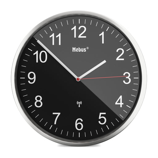 EAN 4007218195784 - Mebus 19578 reloj de mesa o pared Reloj mecánico Alrededor Negro, Metálico imagen 1