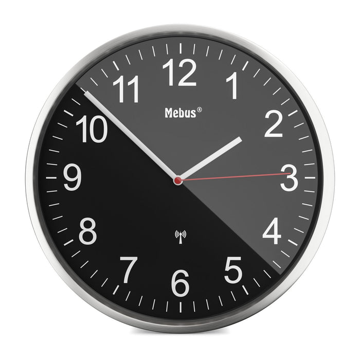EAN 4007218195784 - Mebus 19578 reloj de mesa o pared Reloj mecánico Alrededor Negro, Metálico imagen 1