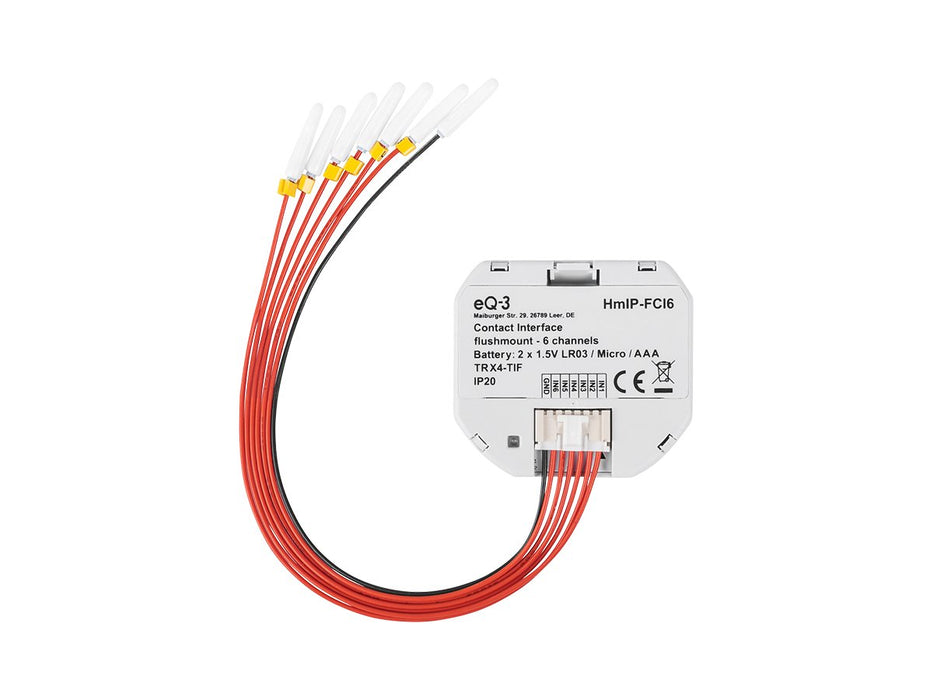 EAN 4047976535019 - Homematic IP HmIP-FCI6 interruptor de luz Blanco imagen 2