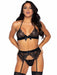 EAN 0714718555263 - Leg Avenue 81631_00103 conjunto de ropa interior y bodi Negro imagen 4