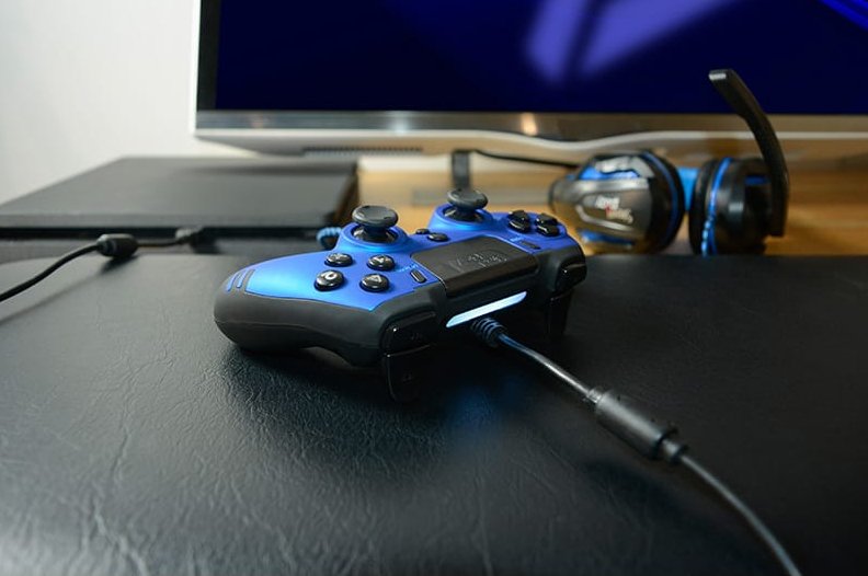 EAN 3760352730136 - Lexip METALTECH Azul USB Gamepad Analógico/Digital PC, PlayStation 4 imagen 4