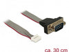 EAN 4043619896325 - DeLOCK 89632 cable de serie Negro, Gris, Rojo 0,3 m DB-9 imagen 2