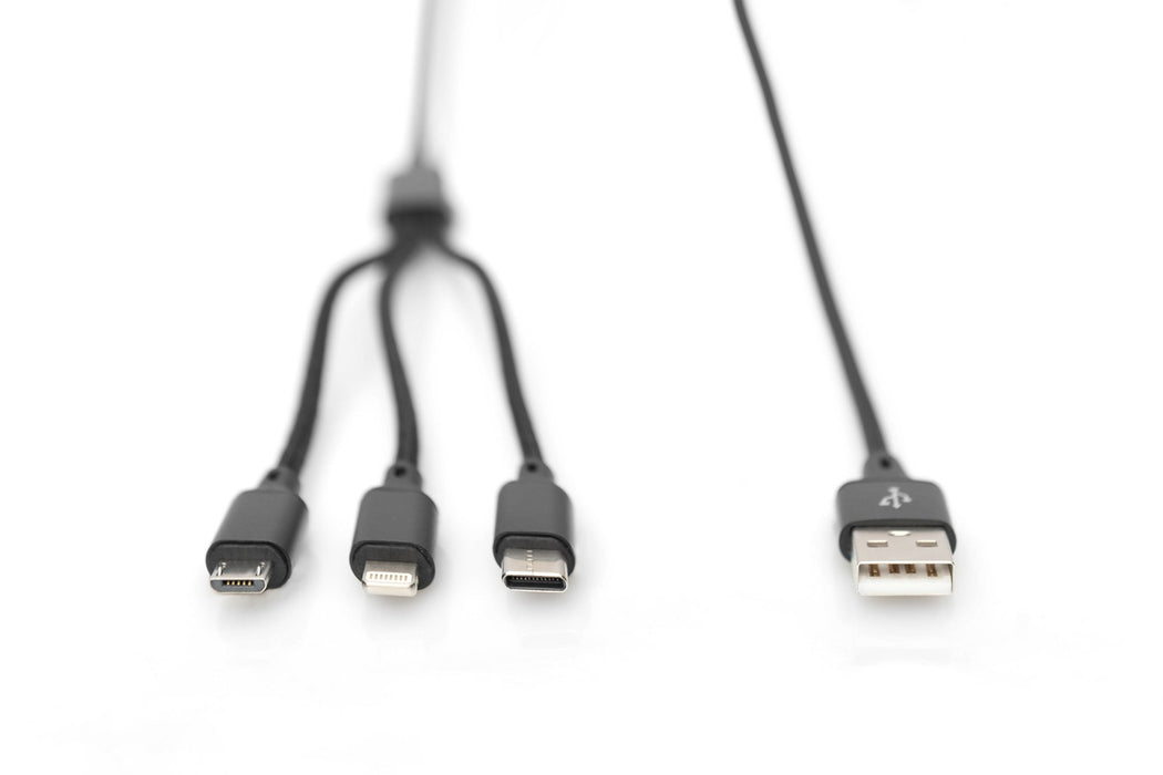 EAN 4016032467113 - Digitus AK-300160-010-S cable USB USB A USB C 10 W Negro imagen 3
