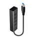 EAN 4002888433242 - Lindy 43324 hub de interfaz USB 3.2 Gen 1 (3.1 Gen 1) Type-A 5000 Mbit/s Negro imagen 1