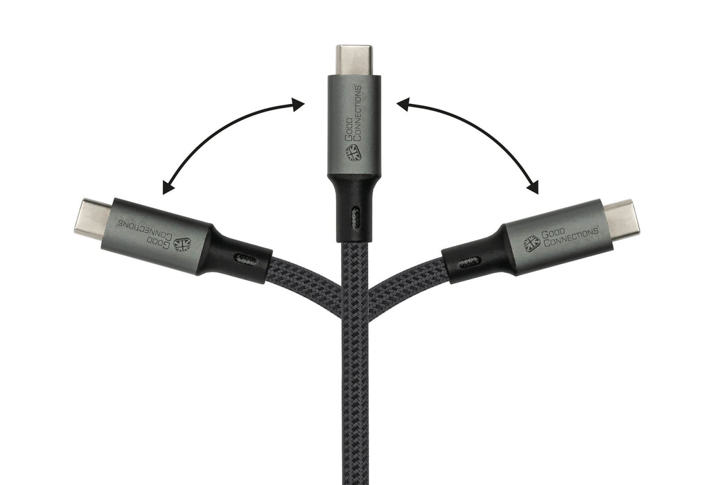 EAN 4014619881376 - Alcasa Kabel / Adapter cable USB USB4 Gen 2x2 1 m USB C Gris imagen 4