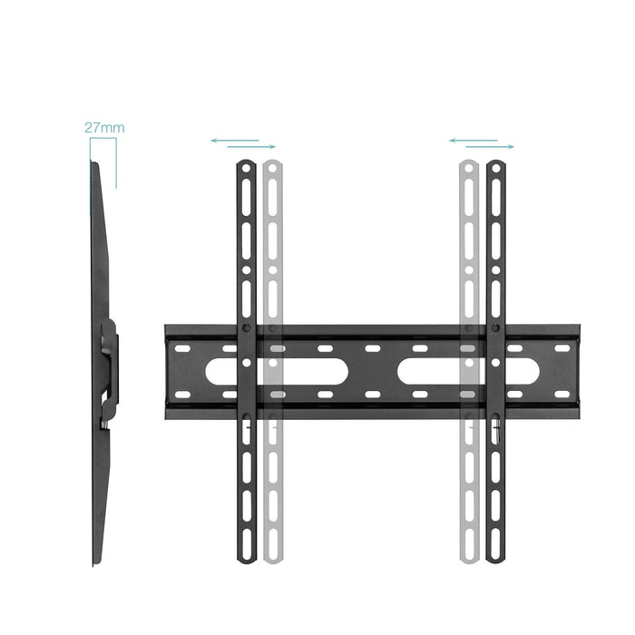 Soporte Fijo Pared Pantallas 32"-70", Negro