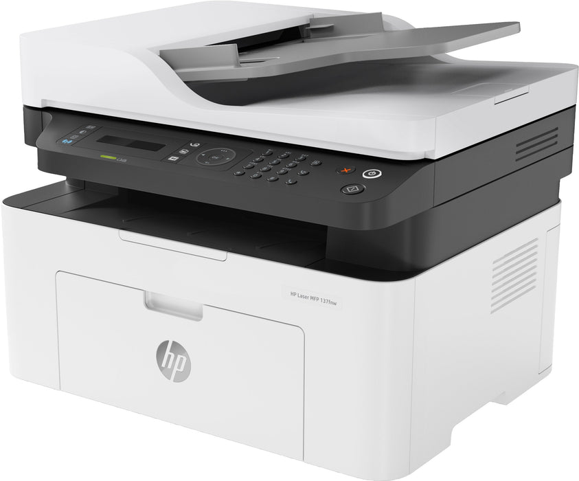 Multifuncion Hp Laser Monocromo Laserjet Mfp 137fnw Fax -  A4 -  20ppm -  128mb -  Usb -  Red -  Wifi