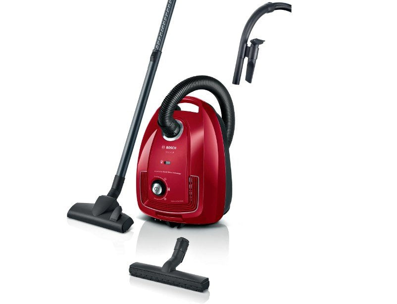 EAN 4242005364039 - Bosch Serie 4 BGD38RD1H aspiradora 4 L Aspiradora de tambor Secar 600 W Bolsa para el polvo imagen 1