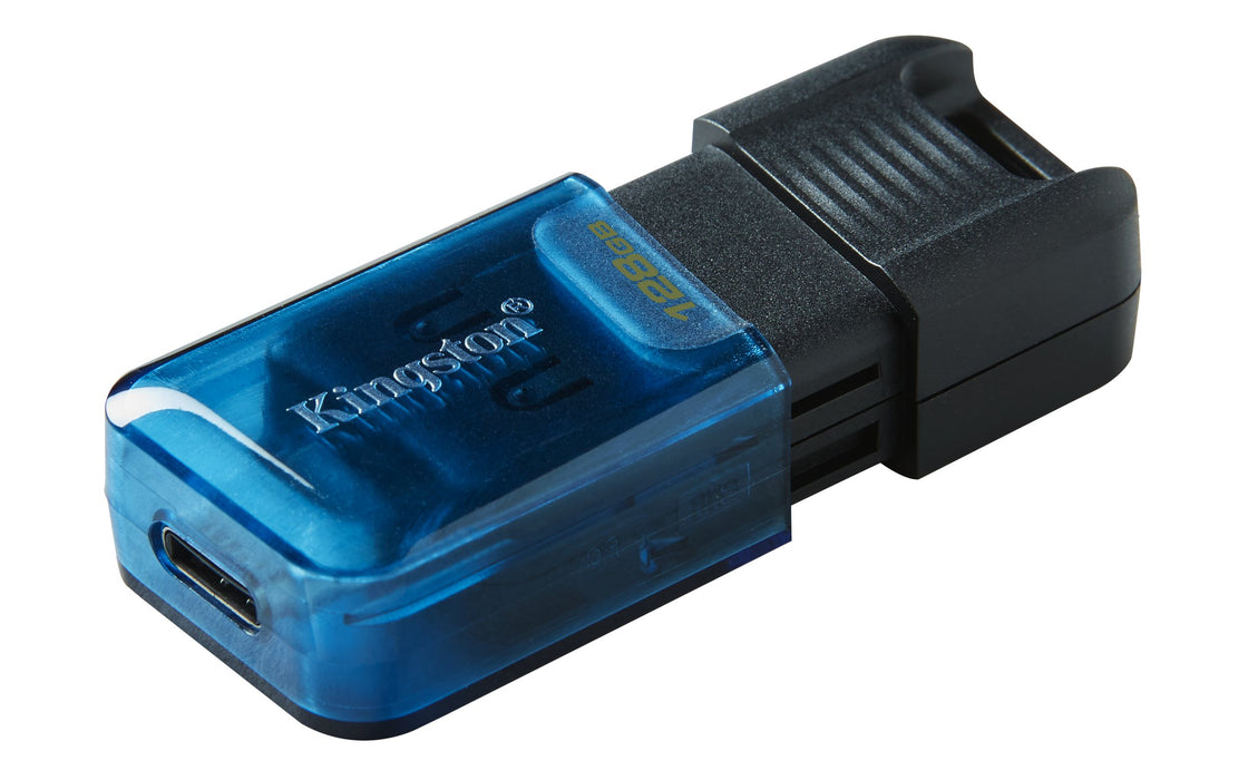 EAN 0740617330601 - Kingston Technology DataTraveler 80 M unidad flash USB 128 GB USB Tipo C 3.2 Gen 1 (3.1 Gen 1) Negro, Azu imagen 4