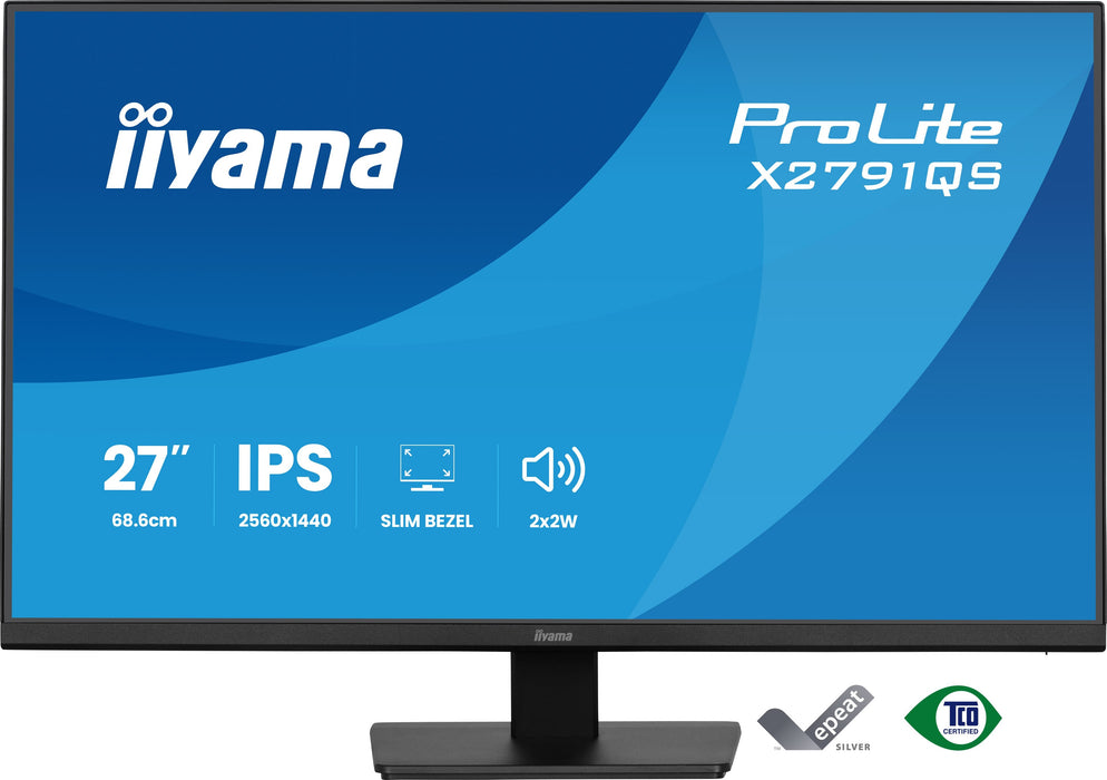 EAN 4948570127436 - iiyama ProLite X2791QS-B1 pantalla para PC 68,6 cm (27") 2560 x 1440 Pixeles Quad HD LED Negro imagen 2