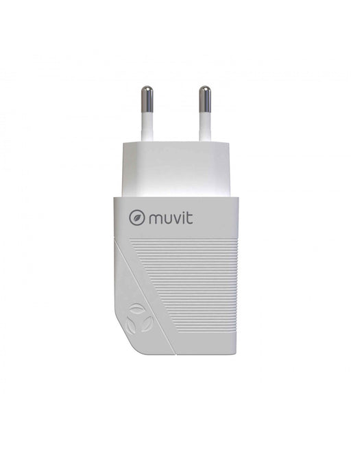 EAN 3663111144772 - Muvit MCACC0002 cargador de dispositivo móvil Universal Blanco Corriente alterna Interior imagen 2