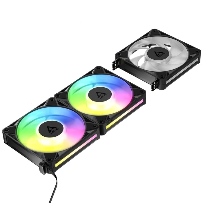 Ventilador Pc Arctic Bionix P14 A-Rgb (Negro Blanco, Pack De 3, 140 Mm) Acfan00341a