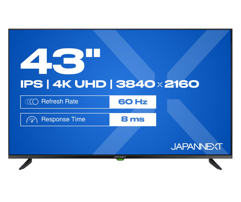 EAN 4589511188781 - JAPANNEXT JN-IPS430UHD60F pantalla para PC 109,2 cm (43") 3840 x 2160 Pixeles 4K Ultra HD LCD Negro imagen 3