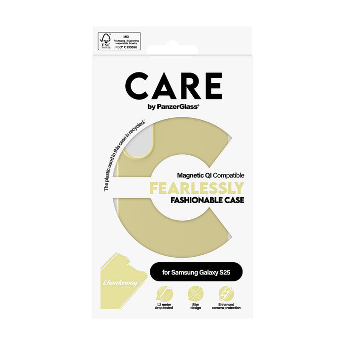 EAN 5715685016554 - PanzerGlass CARE™ by ® Case Chardonnay w. Qi Compatible Samsung Galaxy S25 funda para teléfono móvil Amar imagen 3