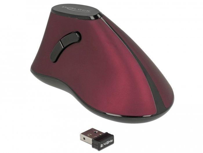 Delock Raton Vertical Optico Y Ergonomico De 5 Botones