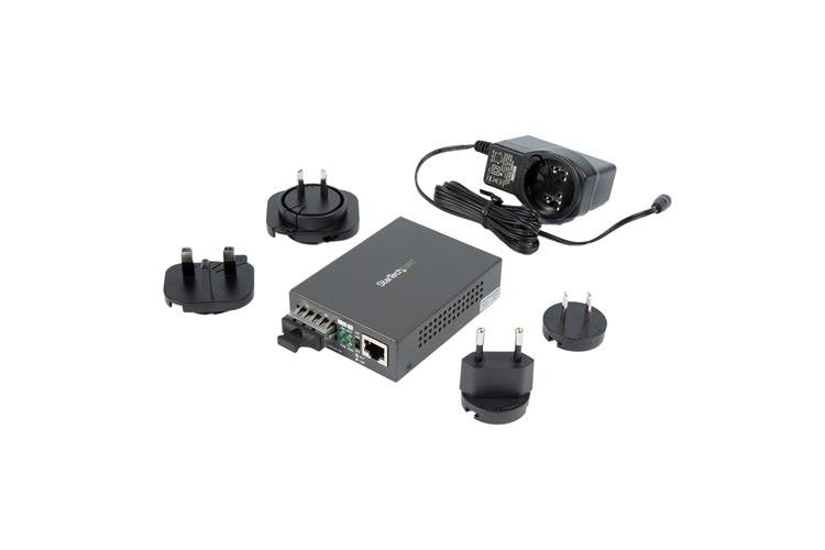 EAN 0065030878227 - StarTech.com MCMGBSCMM055 convertidor de medio 1000 Mbit/s 850 nm Multimodo Negro imagen 5