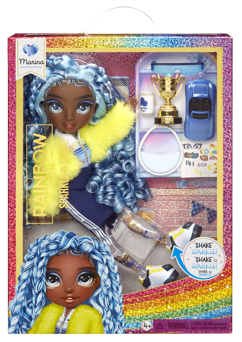 EAN 0035051427797 - Rainbow High Sparkle & Shine Fashion Dolls- Marina (Blue) imagen 2