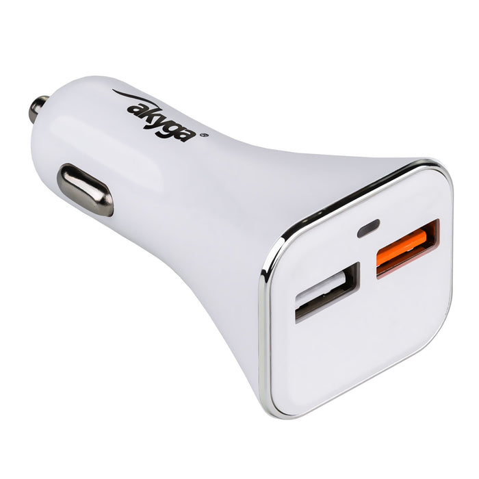 EAN 5901720133724 - Akyga AK-CH-08 cargador de dispositivo móvil Teléfono móvil, Tableta Blanco USB Carga rápida Auto imagen 3