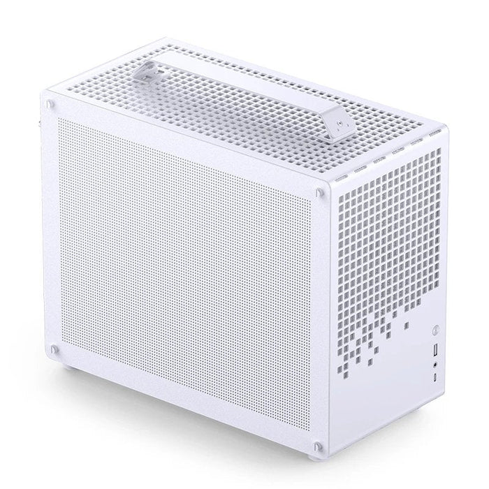 Jonsplus Z20 Mesh Pc-Gehäuse, Mini Tower, Micro-Atx, Mit Tragegriff - Weiss