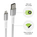 EAN 5711428071194 - dbramante1928 CB25ALGR7119 cable de conector Lightning 2,5 m Blanco imagen 4