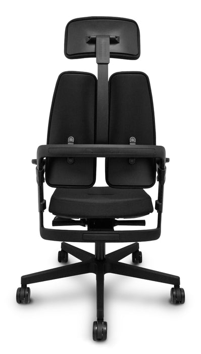 Piqueras Y Crespo Nowy Styl Silla Xilium Duo Traslack Tejido Era Negro Brazos 3d Y Cabecero