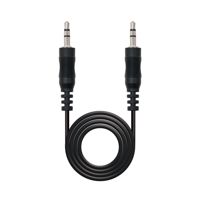 EAN 8433281002791 - Nanocable 10.24.0100 cable de audio 0,3 m 3,5mm Negro imagen 3