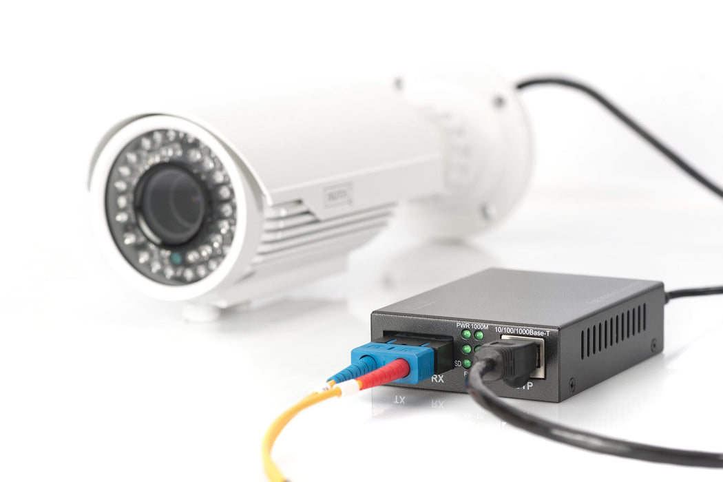EAN 4016032390039 - Digitus DN-82160 convertidor de medio 1000 Mbit/s 1310 nm Monomodo Negro imagen 3