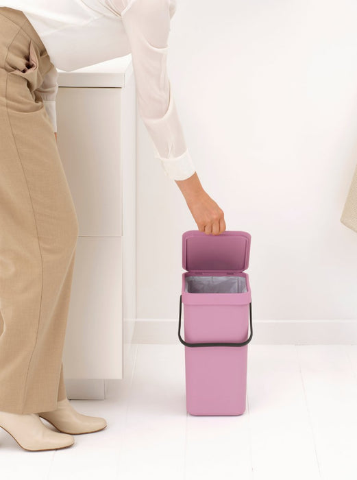 Brabantia Sort & Go Abfallbehäl. Lilac Pink 12 L