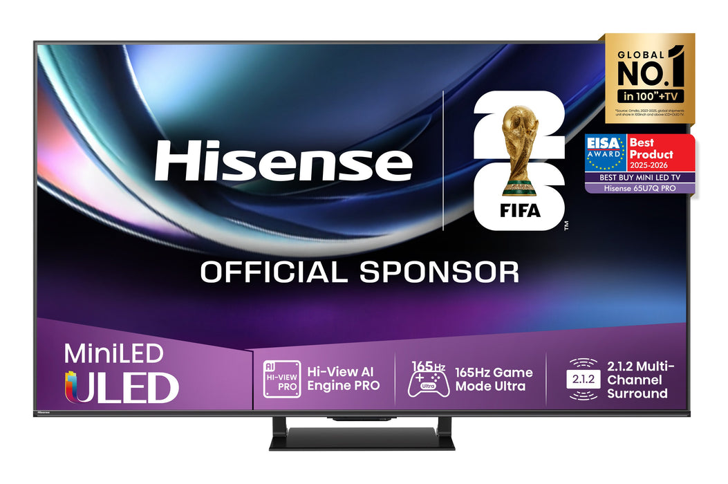 EAN 6942351417325 - Hisense 65U7Q PRO 165,1 cm (65") 4K Ultra HD Smart TV Wifi Negro 500 cd / m² imagen 14