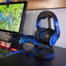 EAN 3760352735391 - Lexip Metaltech Auriculares Inalámbrico y alámbrico Diadema Juego Negro, Azul imagen 2