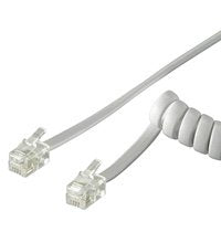 EAN 4040849686016 - Goobay 4m RJ-10 Cable Blanco imagen 1