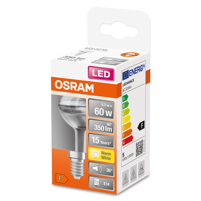 Osram Led Star - Led-Spot-Bombilla - Form: R50 - E14 - 4.3 W (Equivalente 60 W)